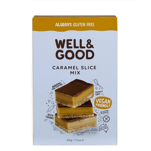 Well & Good-GF Caramel Slice Mix 315G