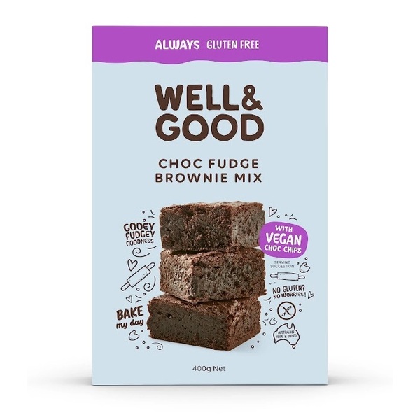 Well & Good-Choc Fudge Brownie Mix 400G