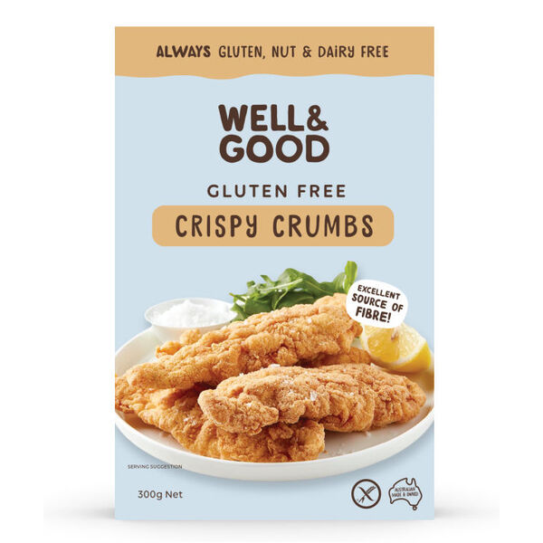Well & Good-Gluten Free Crispy Crumbs 300G