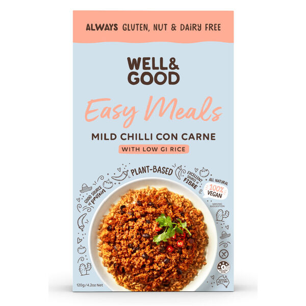 Well & Good-Easy Meals Mild Chilli Con Carne 120G