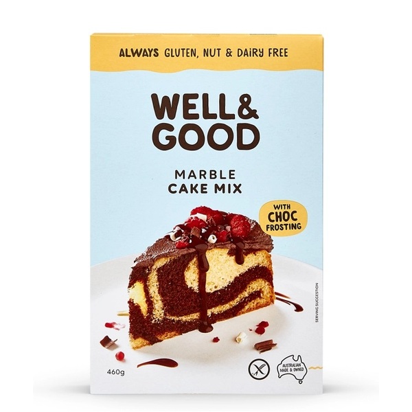 Well & Good-GF Marble Cake Mix 460G