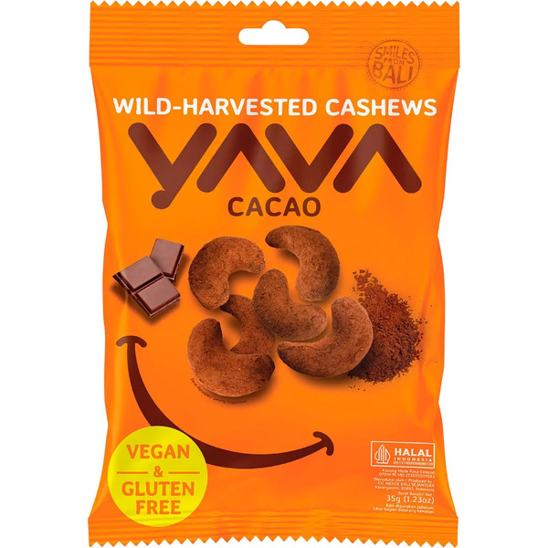 YAVA-Harvested Cashews Cacao 35g