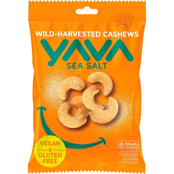 YAVA-Harvested Cashews Sea Salt 35g