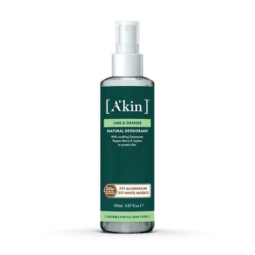 A'kin-Lime & Orange Spray Deodorant 150ML