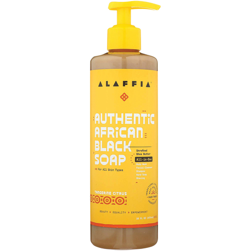 Alaffia-African Black Soap Tangerine Citrus 475ML