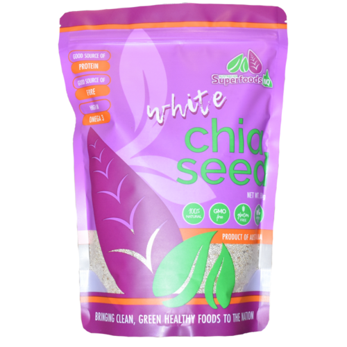Australian Superfoods NQ-White Chia Seeds 1KG
