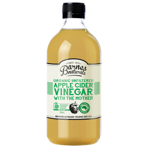 Barnes Naturals-Organic Apple Cider Vinegar 500ML