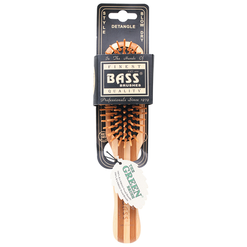 BASS-Bamboo Wood Hair Brush Professional Style