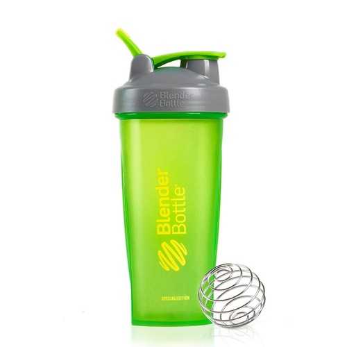 BlenderBottle-Classic Volt Grey Lid W/Lime Loop 825ML