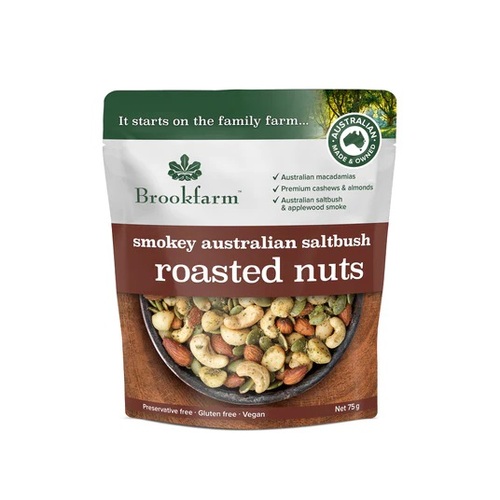 Brookfarm-Roasted Nuts Smokey Australian Saltbush 75G