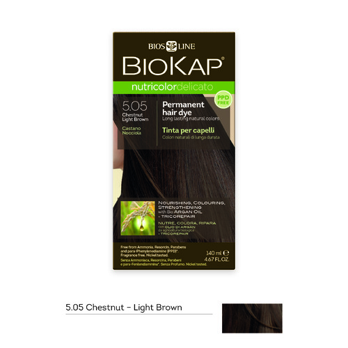BioKap Nutricolor-Delicato 5.05 Chestnut Light Brown