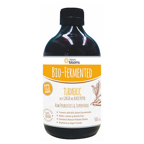 Blooms-Bio Fermented Turmeric with Ginger and Black Pepper 500ML
