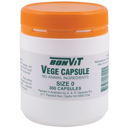 Bonvit-Empty Vege Capsule Size 0 300C