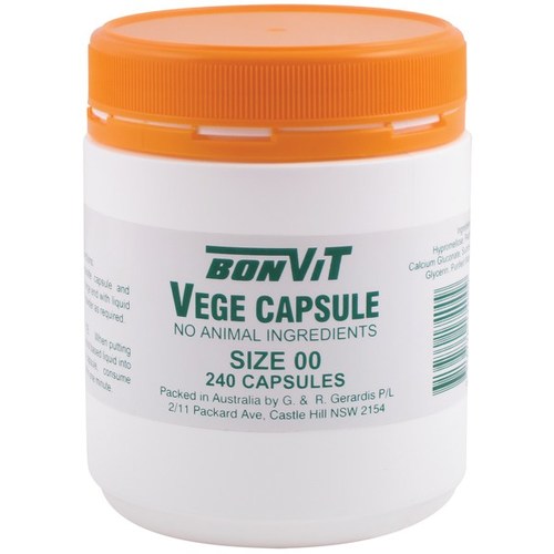 Bonvit-Empty Vege Capsule Size 00 240C