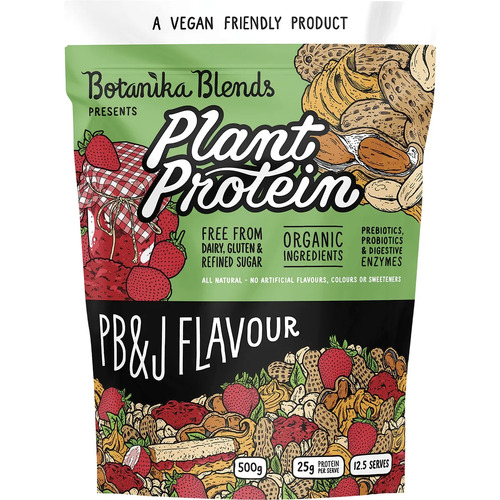 Botanika Blends-Plant Protein PB&J (Peanut Butter Jam) 500G
