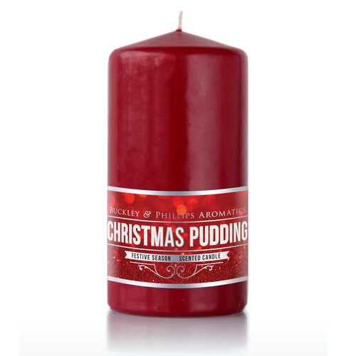 Buckley & Phillips-Christmas Pudding Pillar Candle