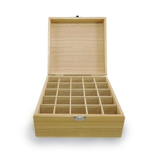 Buckley & Phillips-Wooden Oil Storage Box (25 compartment)