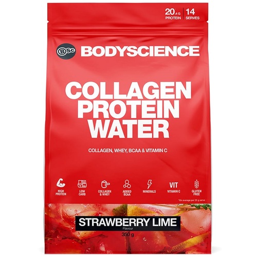 BodyScience-Collagen Protein Water Strawberry Lime 350G