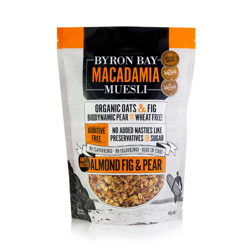 Byron Bay Muesli-Macadamia Almond Fig and Pear Muesli 900G