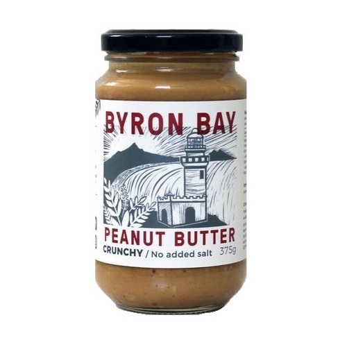 Byron Bay Peanut Butter-Peanut Butter Crunchy No Salt 375G