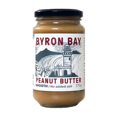 Byron Bay Peanut Butter-Peanut Butter Smooth No Salt 375G
