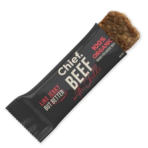 Chief Nutrition-Beef & Chilli Bar 40G