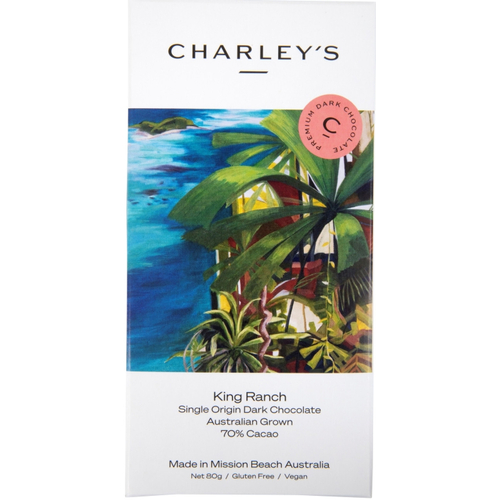 Charley's-King Ranch Premium Plain Dark Chocolate 80G