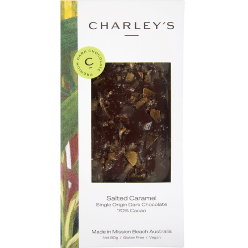 Charley's-Salted Caramel Dark Chocolate 80G