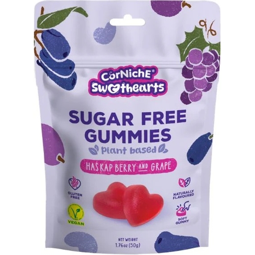Corniche-Sugar FreeGummies Haskap Berry & Grape 50g