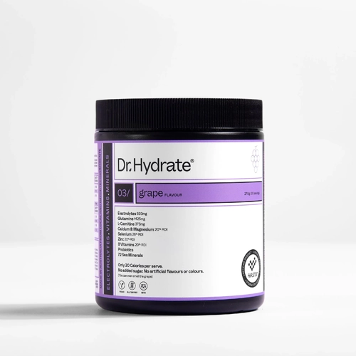 Dr Hydrate-All-In-One Hydration Drink Grape Jar 270G