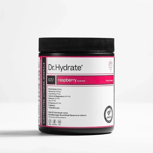 Dr Hydrate-All-In-One Hydration Drink Raspberry Jar 270G