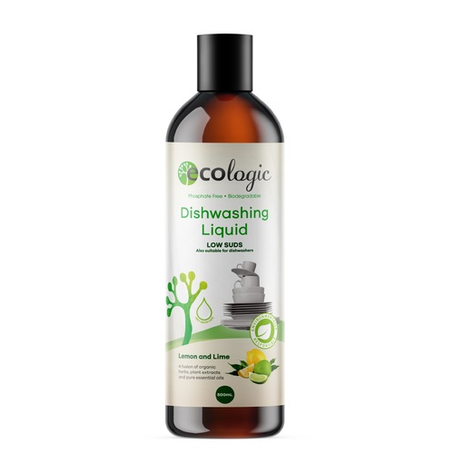 ECOLogic-Lemon & Lime Dishwashing Liquid 500ML