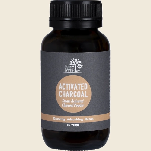 Eden Healthfoods-Activated Charcoal 60 Caps
