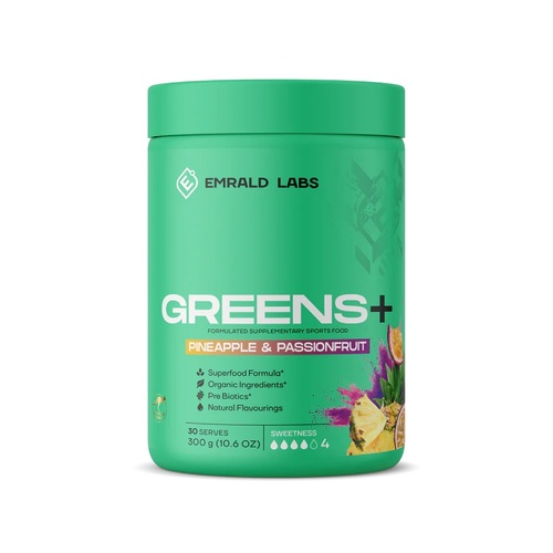 Emrald Labs-GREENS + Pineapple Passionfruit 30 Serves