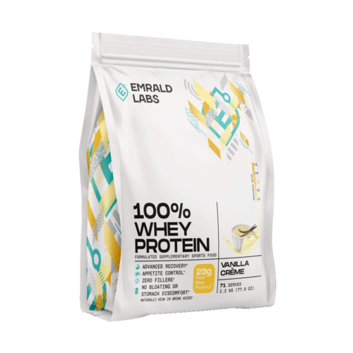 Emrald Labs-100% Whey Protein Vanilla Creme 2.2KG