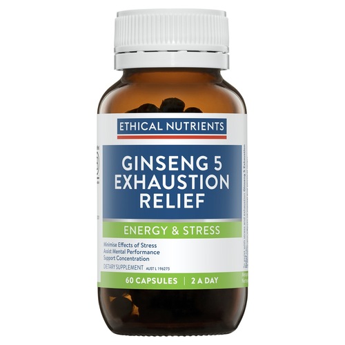 Ethical Nutrients-Ginseng 5 Exhaustion Relief 60C