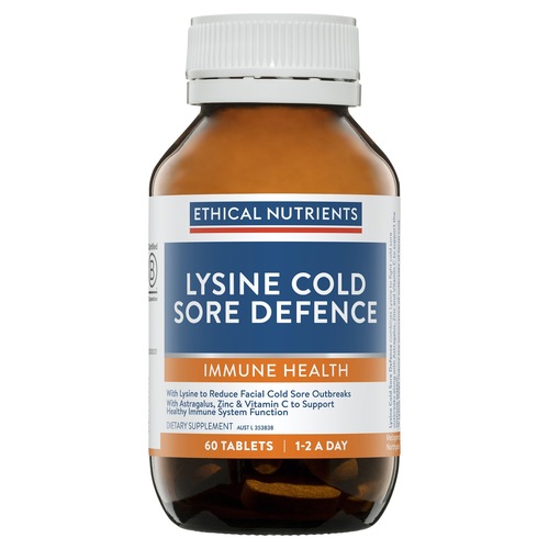 Ethical Nutrients-Lysine Cold Sore Defence 30T