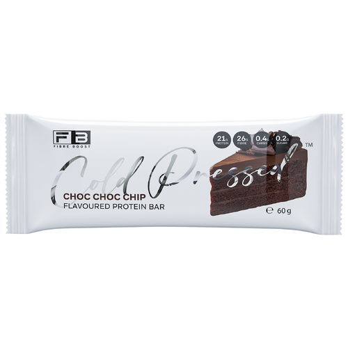 Fibre Boost-Cold Pressed Choc Choc Chip Protein Bar 60G