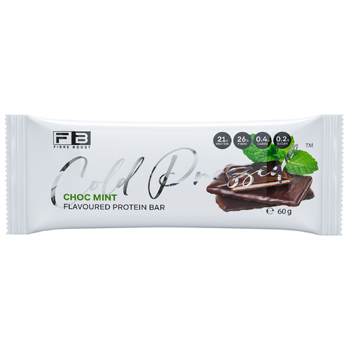 Fibre Boost-Cold Pressed Choc Mint Protein Bar 60G