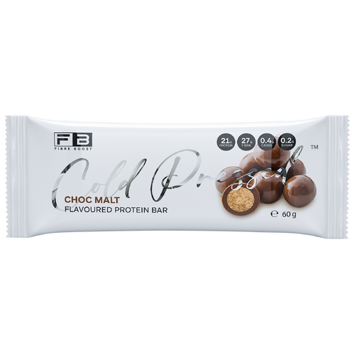 Fibre Boost-Cold Pressed Choc Malt Protein Bar 60G