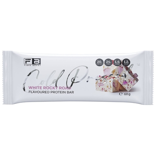 Fibre Boost-Cold Pressed White Rocky Road Protein Bar 60G