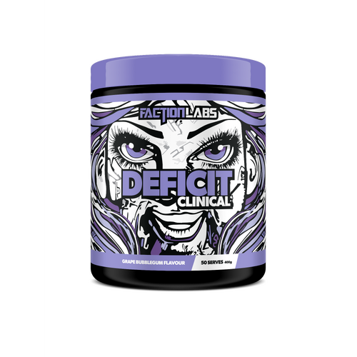 Faction Labs-Deficit Clinicals Grape Bubblegum 50 Serve