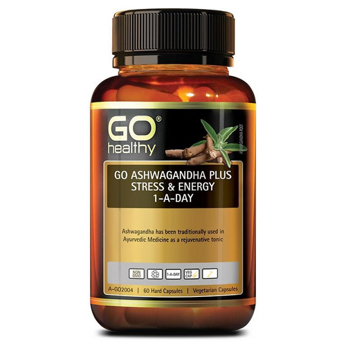 GO Healthy-Go Ashwagandha Plus 1-A-Day 60VC