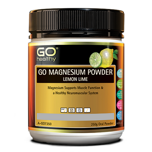 GO Healthy-Go Magnesium Powder Lemon Lime 250G
