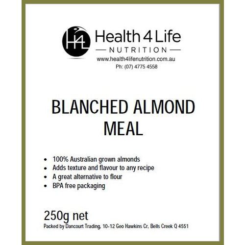 Health 4 Life Nutrition-Blanched Almond Meal 250G