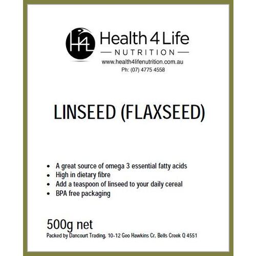 Health 4 Life Nutrition-Linseed (Flaxseed) 500G
