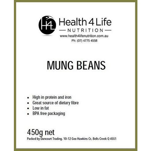 Health 4 Life Nutrition-Mung Beans 450G