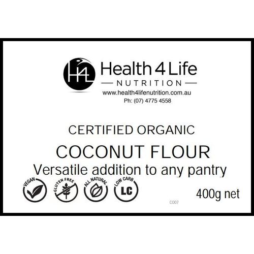 Health 4 Life Nutrition-Organic Coconut Flour 400G