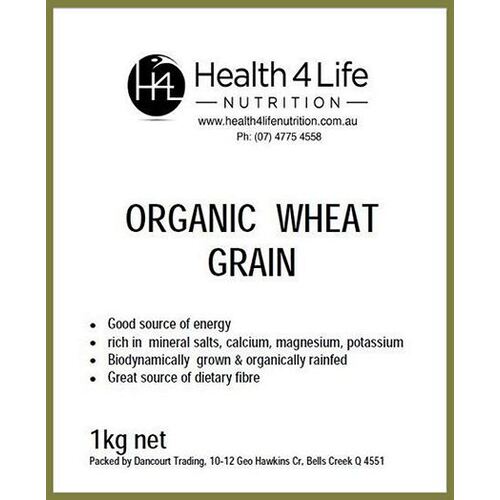 Health 4 Life Nutrition-Organic Wheat Grain 1KG