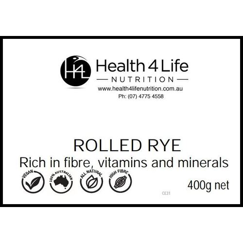 Health 4 Life Nutrition-Rolled Rye 400G